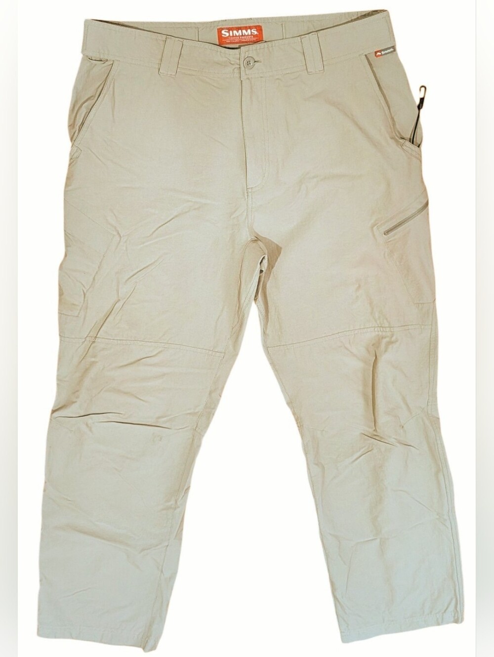 Simms Superlight Pants Stretch Performance Fishing Wading Trekking Trail XL Tan - Picture 2 of 13